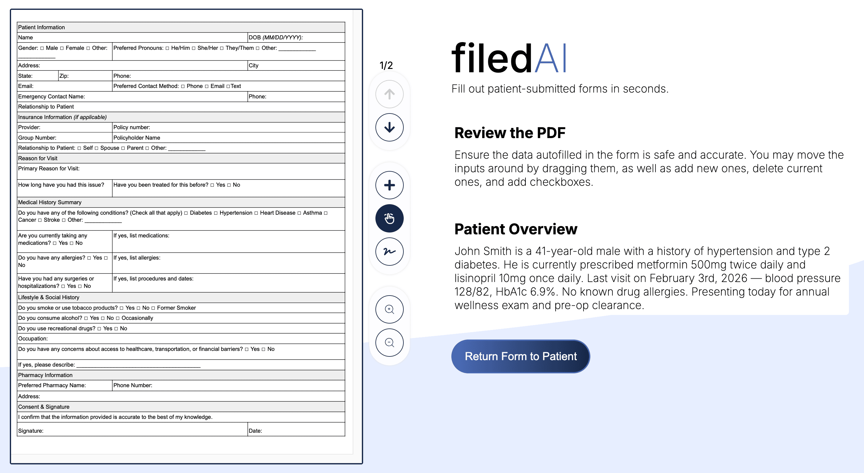 Analysis Page
